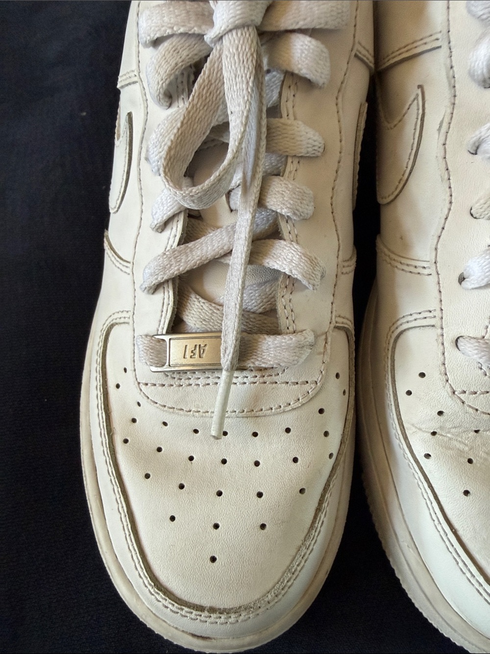 Nike White Air Force 1 Size 6.5y - Picture 11 of 12